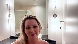 Flashing amateur babe Fae Corbin public masturbate