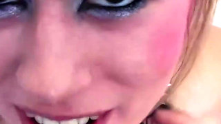 Hot Porn Babe Michelle Moist Smokes Sexily Before Sucking off Two Bwc Studs and Eating Their Cum