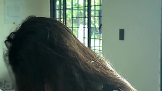 The husband is getting his dick wet on the neighbour's woman