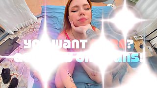 Gorgeous Redhead Whore Deep-Throated on the Street