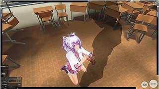 3d Hentai Schoolgirl In Pink Turned Me On With Dirty Talk And Allowed Me To Cum In Pussy