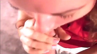BBW Bad Girls: BBW Redhead Blowjob