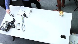 Black dame gets a immense man meat in her mouth