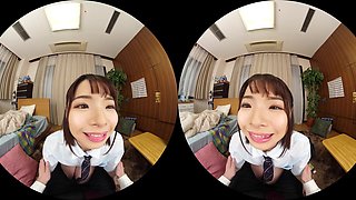 Japanese Student Siren Awakens Fiery Virtual Passion