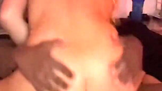 Hot Blonde BBC Cuckold Hubby Films as I Pummel Her & Creampie