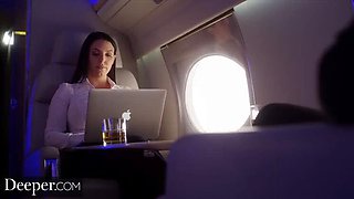 Angela White Dominates Seth In Office - Deep Submission & Cumshot