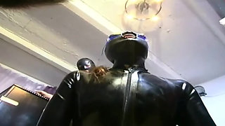 Bdsm action with masked girl