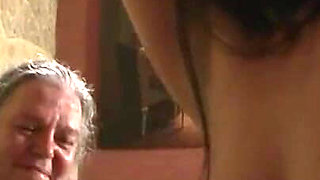 Whipping, dominating, spanking submissive