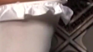 Guilty Brunette Sucks Big Gloryhole Cock to Wash Away Her Sins