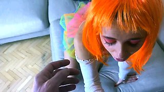 Clown fucking girl