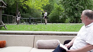 Maya Luz & Lilith Shared Between Two Hungry Cocks