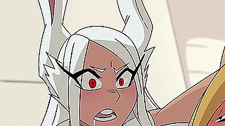 Internship Took A Wild Turn Into An Outdoor Fuck Session Against A Tree! With Car Toon