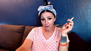Lovely Woman Smoking with You