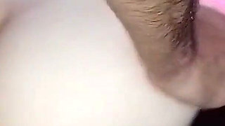 Close up - Tight Petite Pussy Gets Creampie in Pink Panties (full Video)