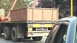 Mature Brunette Devours Cock in Wild Outdoor Group Bang