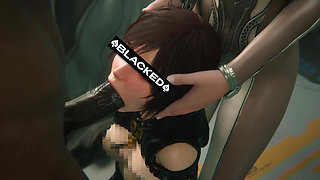 Rough Threesome: Horny Sluts Cowgirl Riding Massive BBC, Stinky Creamy Pussy Flooded with Cum