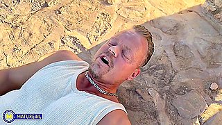 Bodo German 39 Year Old Milf Wife Wild Bunny Gets Fucked Outside By Her Horny Hardworking Husband
