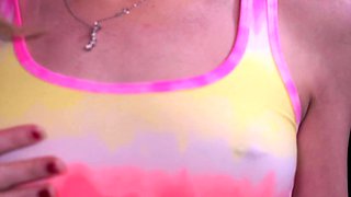 Pregnant Redhead Webcam Masturbation
