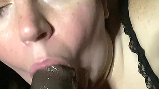 Succulent Samantha: Gobbles Up Big Black Cock