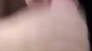 Naughty Stepdaughter Pauses the Movie and Gives a Blowjob Swallowing the Sperm