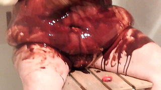 Bbwchocolate Milk Messy Play Then Wash It All Clean!