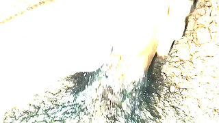 Bathroom  cum droped and dick masturbation solo very hard and big cum shorts