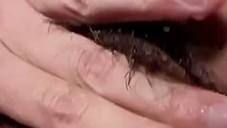 Hot Y2k Biracial Hairy Girl Cum on Bush!