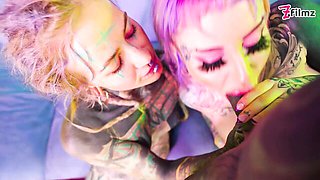 Delicious Anuskatzz and Lily Lu's pornstar video