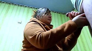 SchoolPrincess Glasses MILF Deep Throat Experiment - Swallowing Big Cock Cum in Mouth