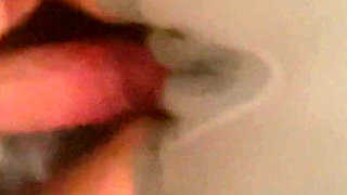 Teasing Her Cameltoe in Yoga Shorts