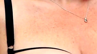 British Velvetina Fox Shows Her Nice Rack and Works Her Hairy Pussy