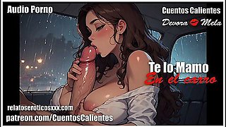 Novia Latina Caliente Te Hace Una Mamada En El Carro Mientras Llueve - Roleplay Espanol Teaser