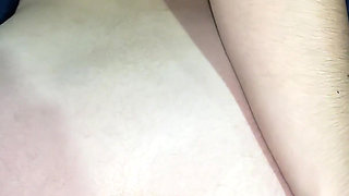 Naughty Blowjob Swallows Cock Grabbing Balls Laughing