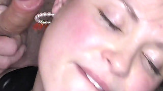 Debut Bukkake Facials for Aurora Frost