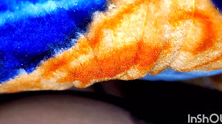 Night romance playing with husband's dick