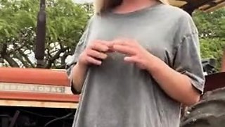 Haydie May Bird Risky Public Striptease