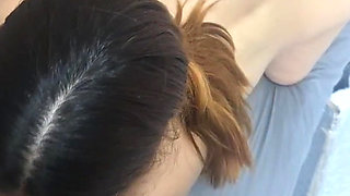Teen loves to suck black cock