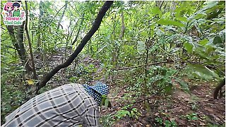 Thai Teenager Walks Around Picking Mushrooms And Gets Fucked In The Pussy. Thai Audio