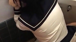 College Girls Footage of Sex in the Restroom 3-7