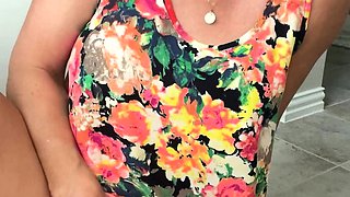 Sexy blonde emo teen solo cam session