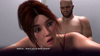 Shy and Sexy Redhead Got Surprise Creampie by a Big Cock