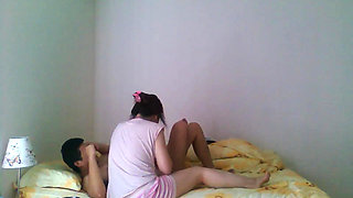 Submissive Chinese Slut Sucks My Dick and Swallows My Cum
