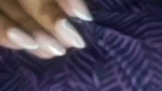 Hot Italian Girl rubs her pink pussy