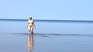 My Wife on the Beach