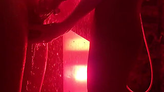 Real Couple Shower Sextape - Steamy Amateur Fuck with Stepdaddy in the Shower