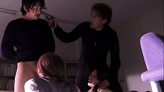 Group sex hardcore double blowjob swallowing cum