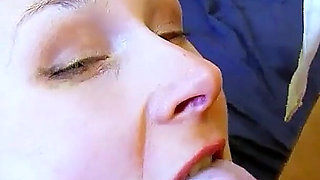 Skinny MILF Carla is seduced and fucked by neighbors at house party