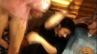 Busty brunette anal solo masturbation