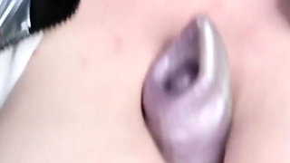 Laying Monster Alien Eggs After Gooey Fuck