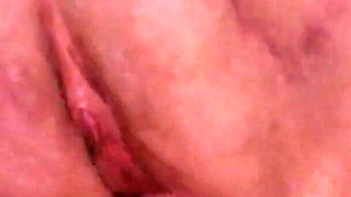 Close up pussy fuck with big final squirt